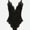 Tulle and Chantilly lace bodysuit