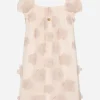 Tulle dress with 3D flowers