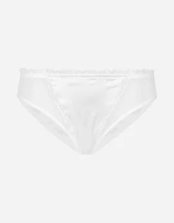 Tulle panties with satin