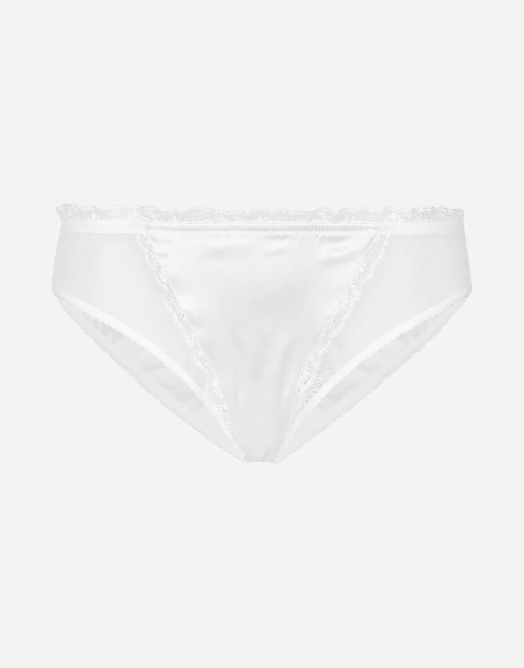 Tulle panties with satin