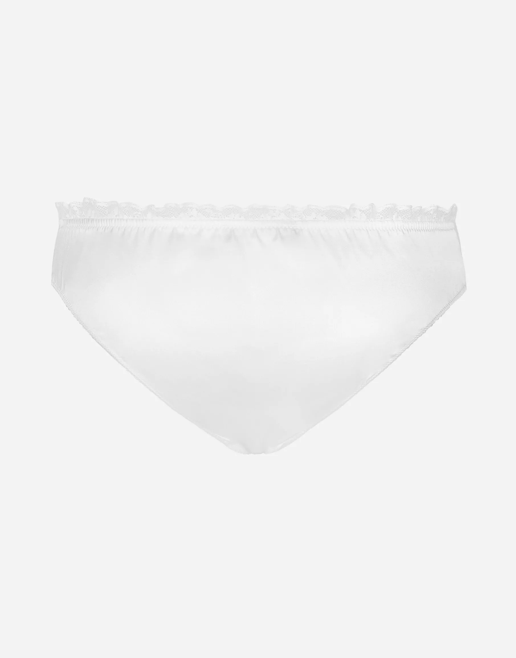 Tulle panties with satin