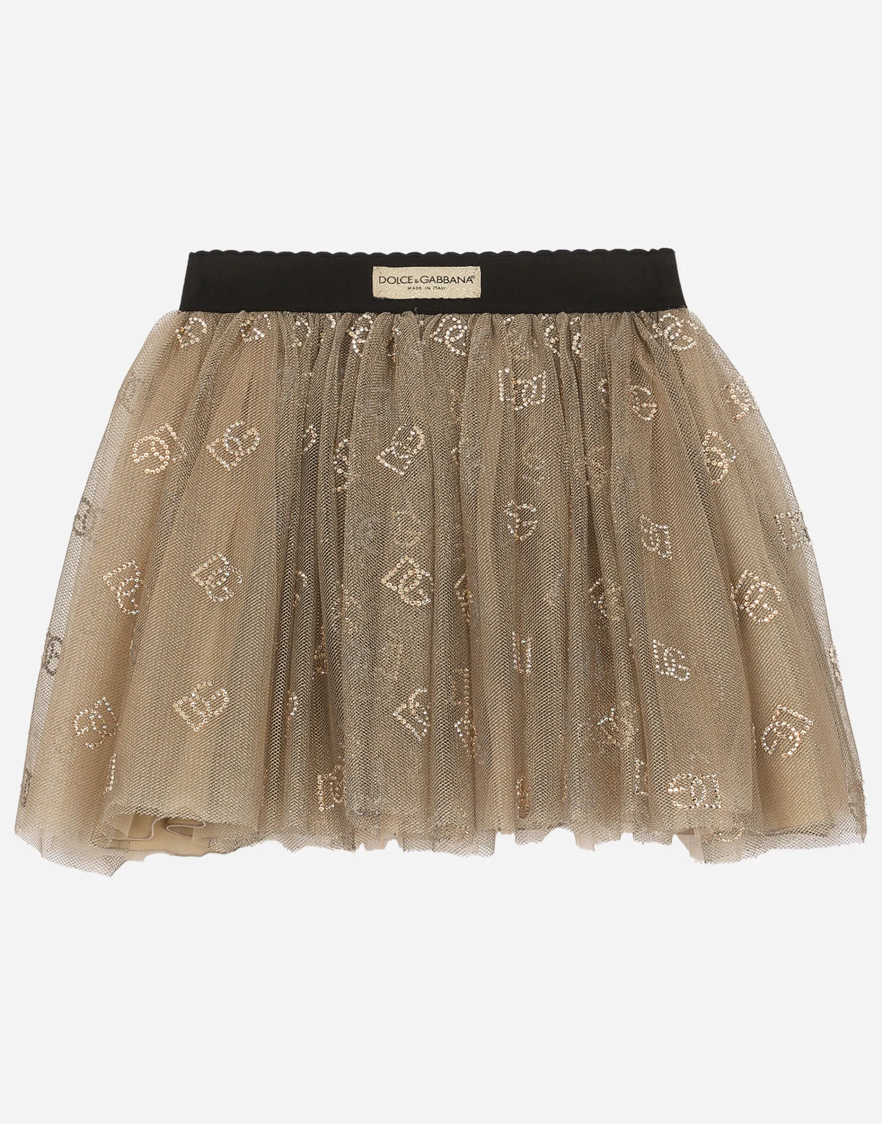 Tulle skirt with DG logo