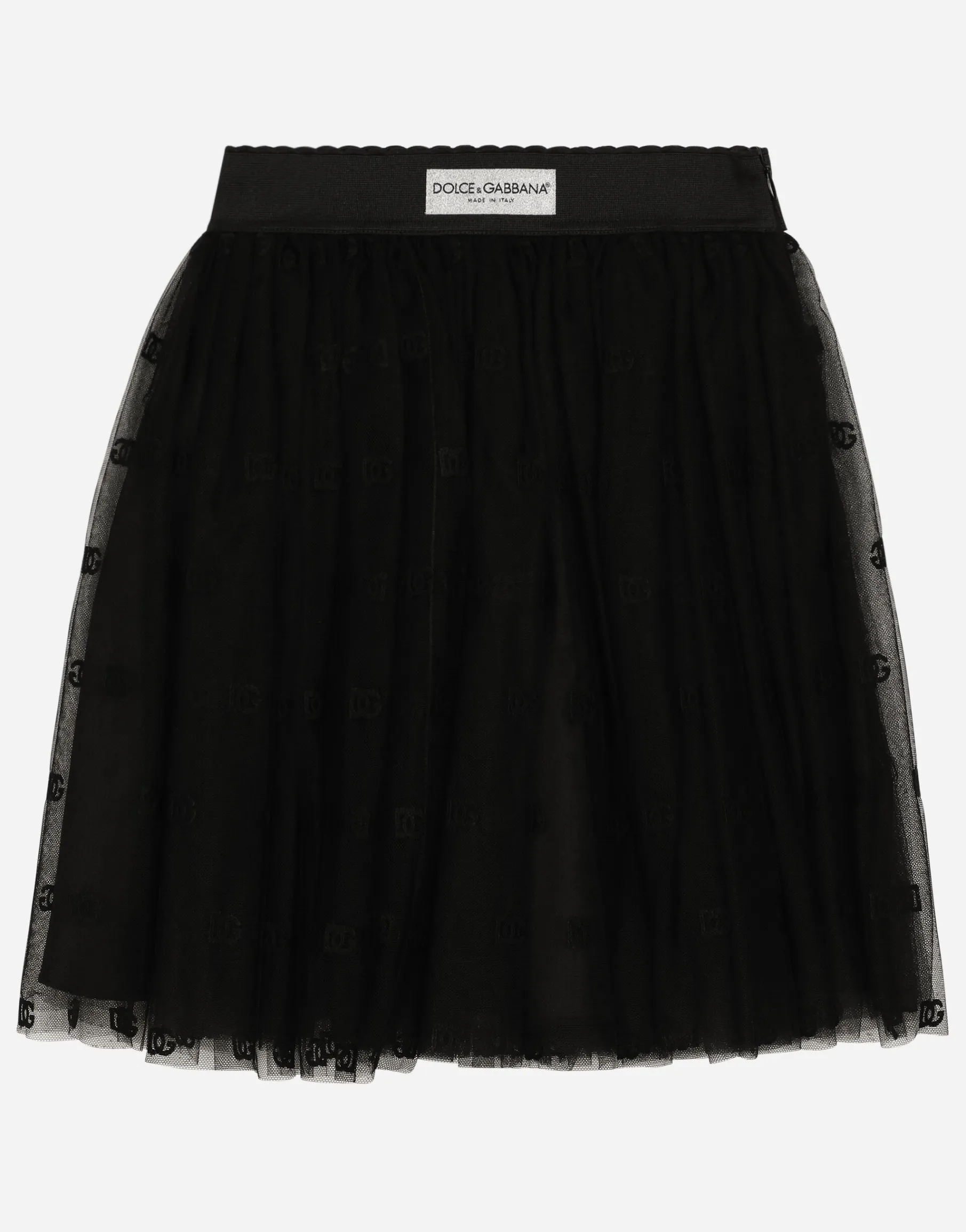 Tulle skirt with DG logo