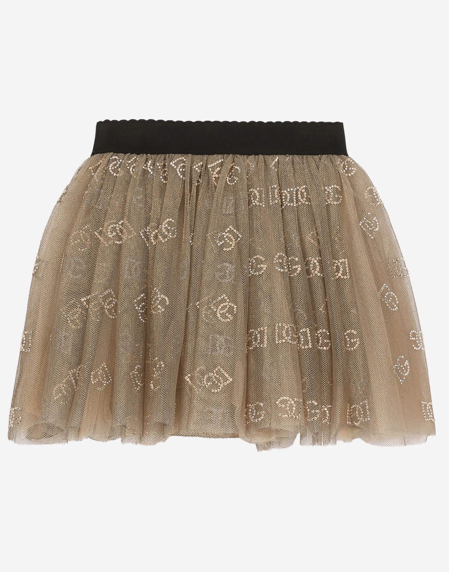 Tulle skirt with DG logo