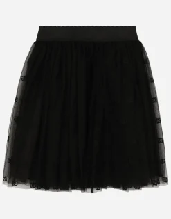Tulle skirt with DG logo