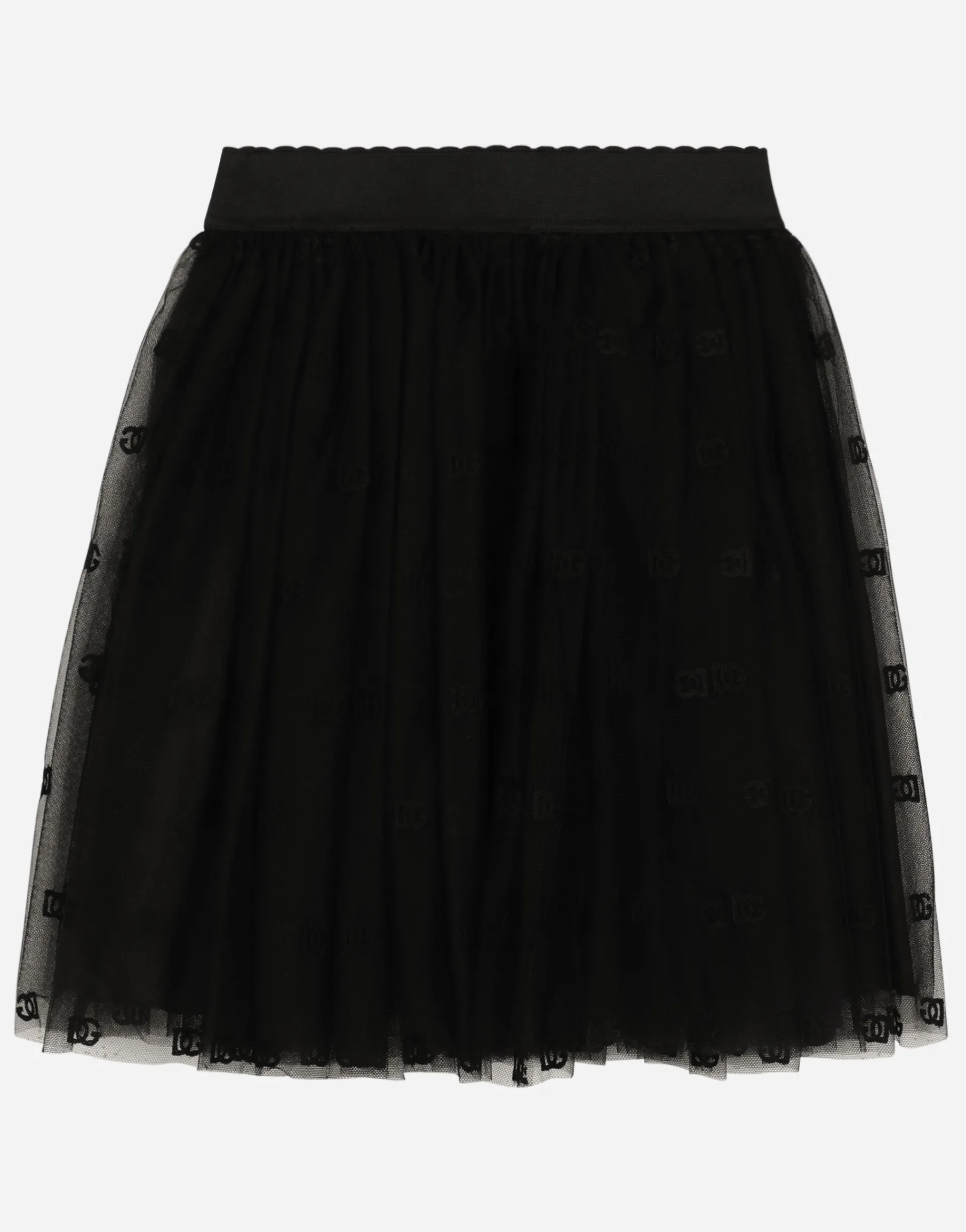 Tulle skirt with DG logo