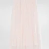 Tulle skirt with rhinestone embellishment