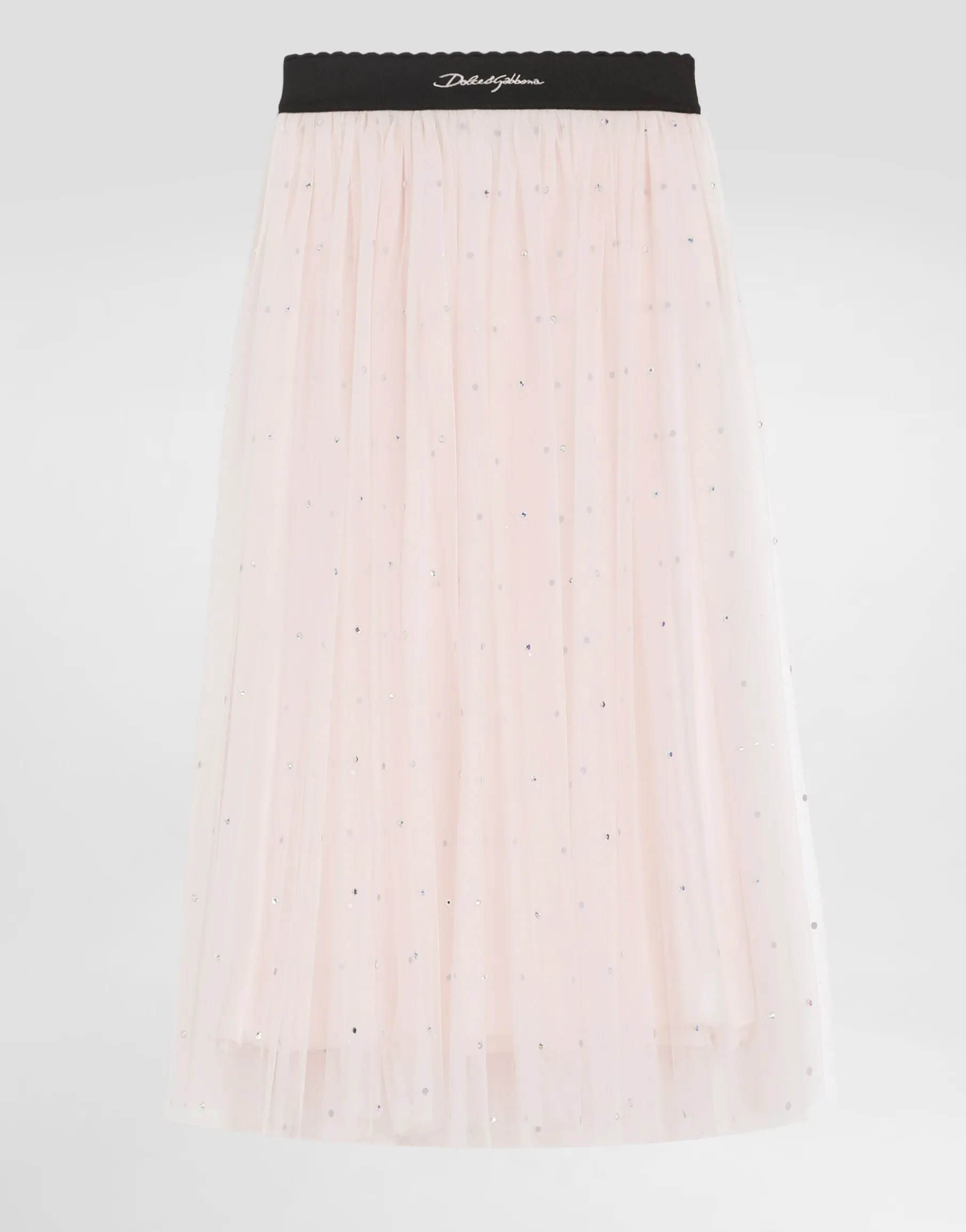 Tulle skirt with rhinestone embellishment
