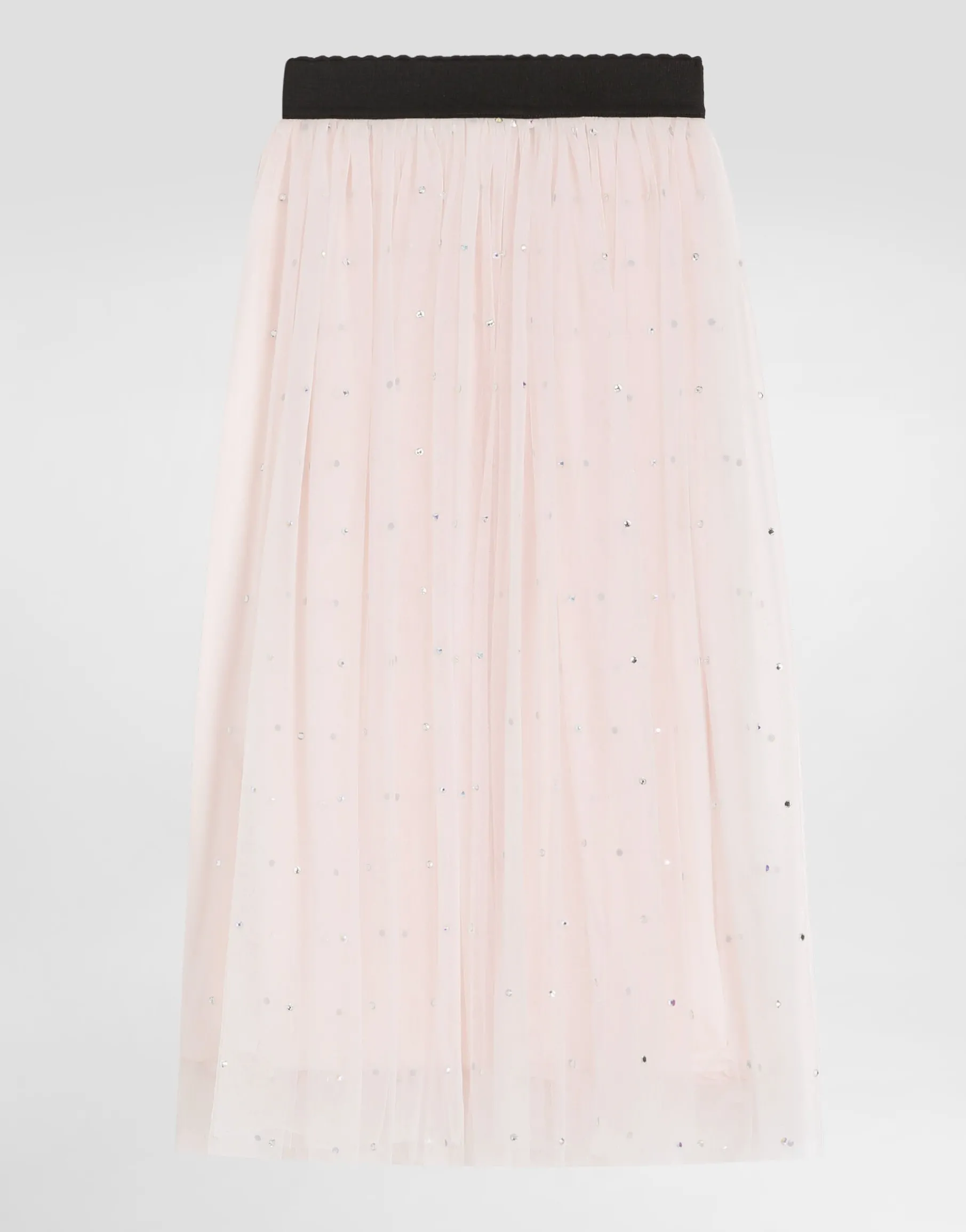 Tulle skirt with rhinestone embellishment