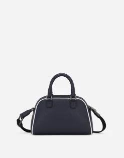 Tumbled calfskin bowling bag with DG logo