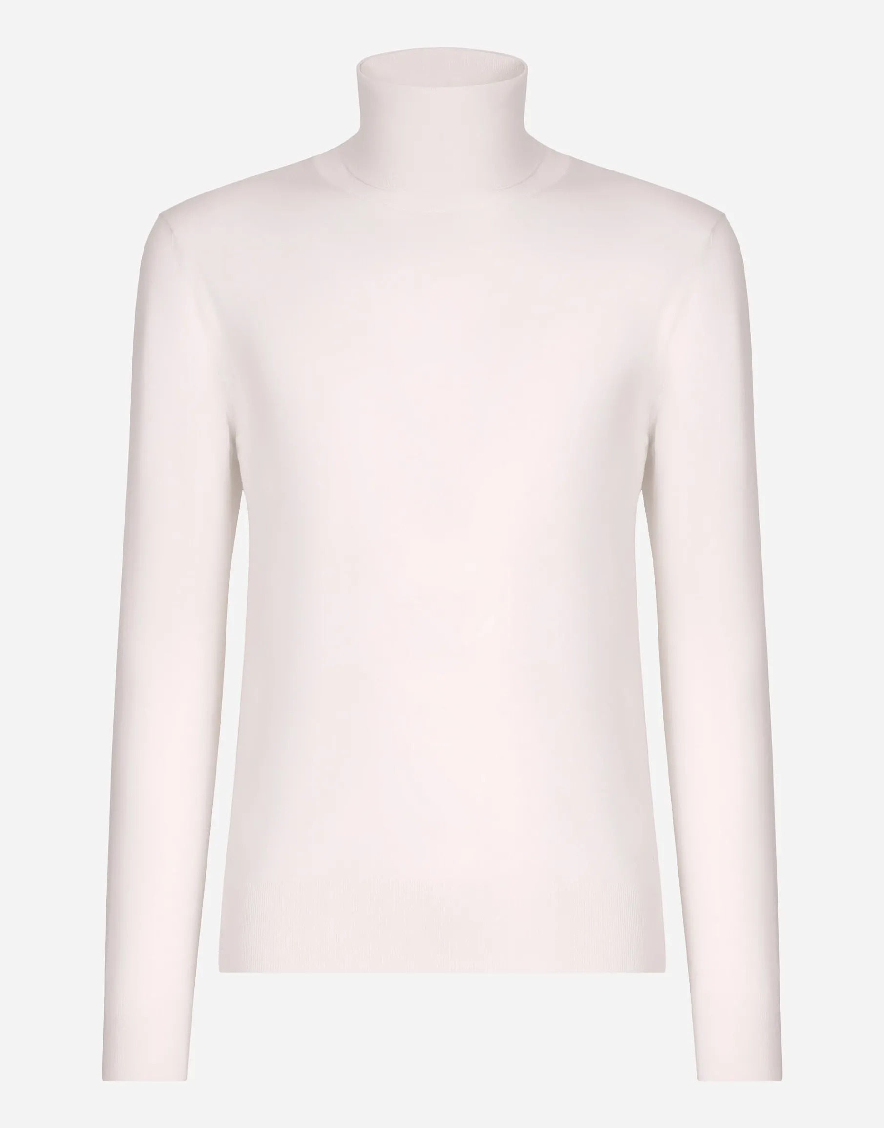Turtle-neck sweater in extra-fine virgin wool