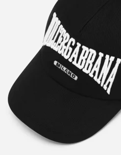Twill baseball cap with Dolce&Gabbana logo