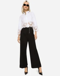 Twill culottes
