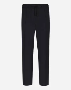Twill jogging pants