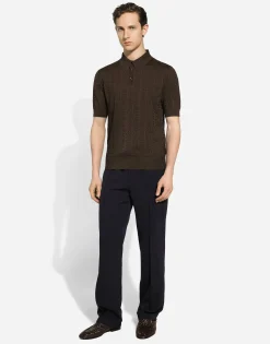 Twill jogging pants
