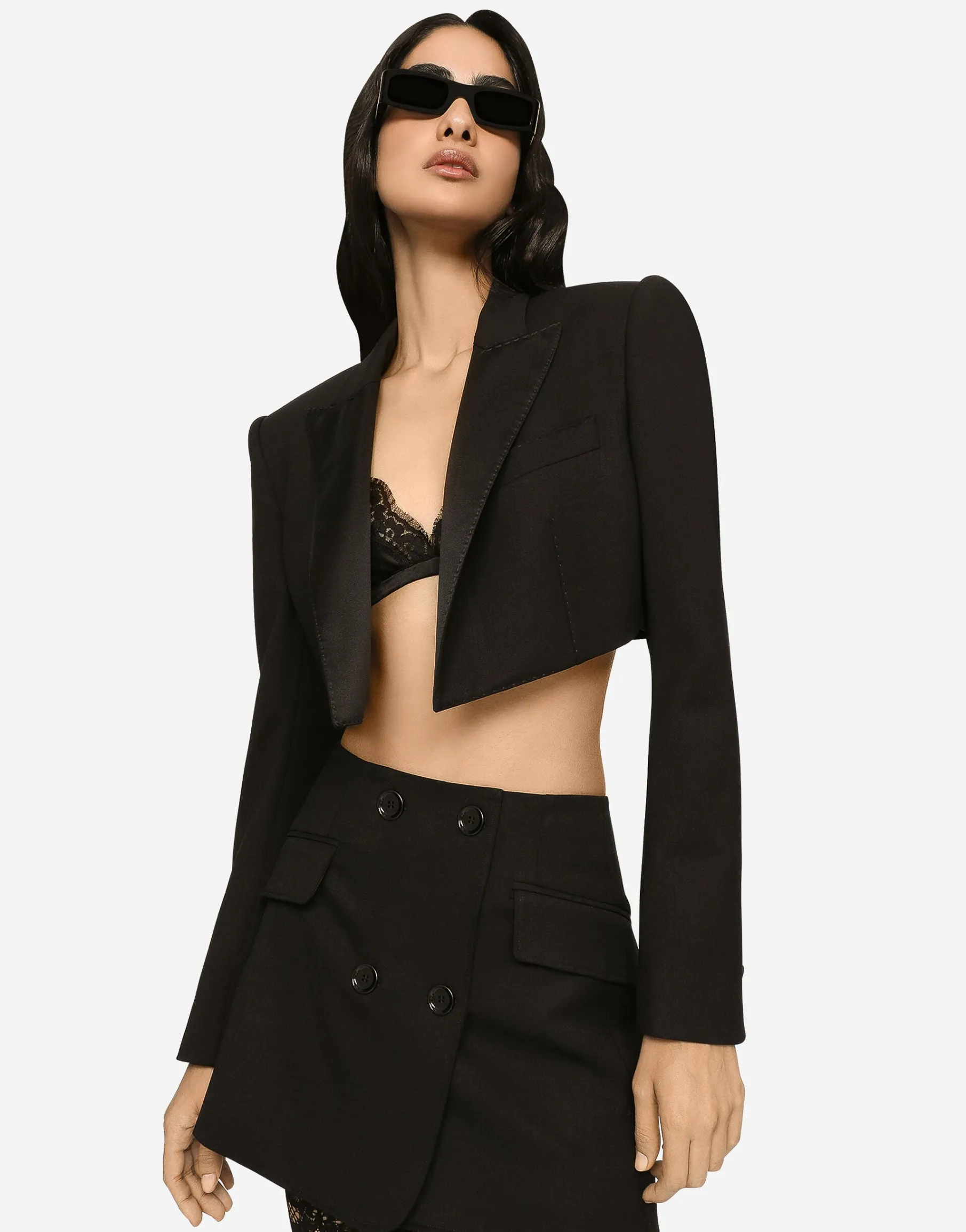Twill Spencer blazer