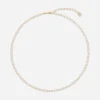 Twisted wire chain necklace in yellow gold 18Kt