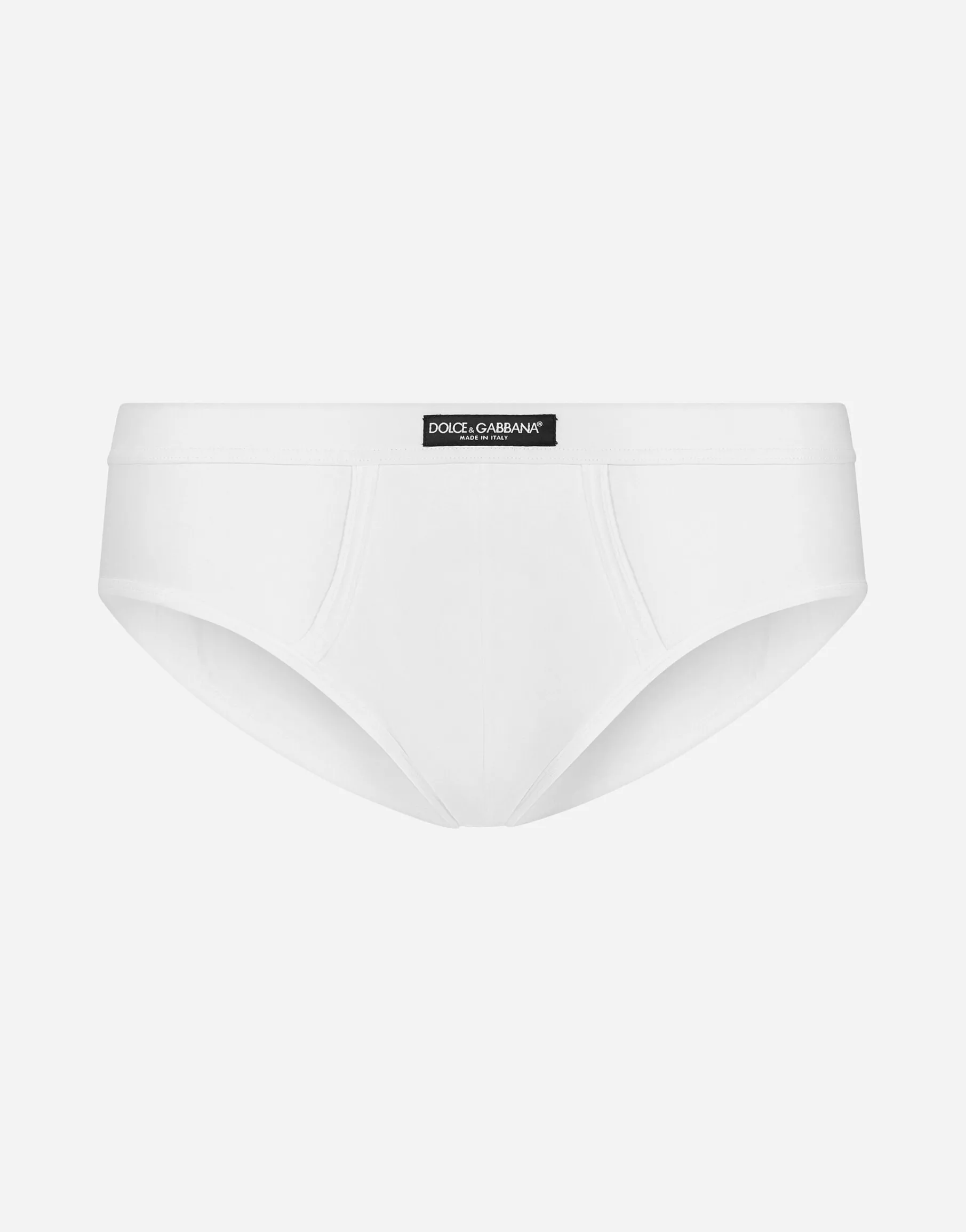 Two-way stretch jersey Brando briefs with logo label