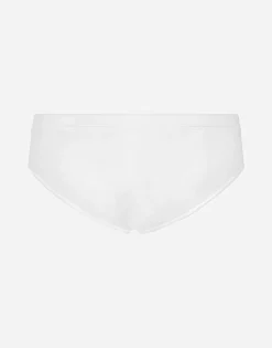 Two-way stretch jersey Brando briefs with logo label