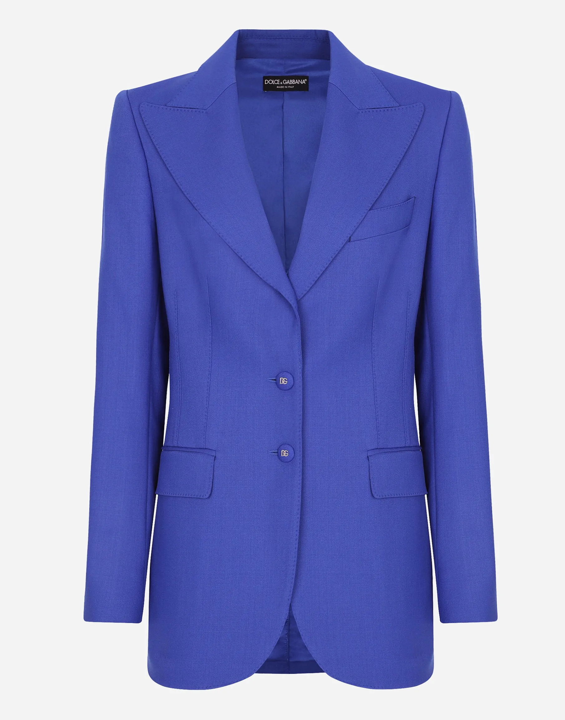 Two-way stretch wool jacket