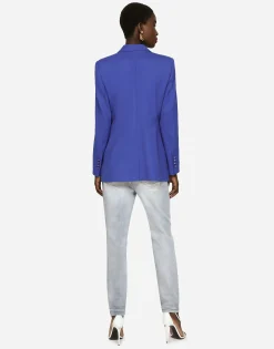 Two-way stretch wool jacket