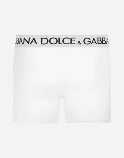 Two-way-stretch cotton jersey long-leg boxers