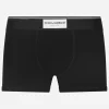 Two-way-stretch jersey boxers with patch