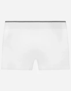 Two-way-stretch jersey boxers with patch