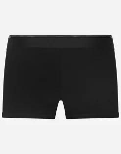 Two-way-stretch jersey boxers with patch