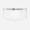 Two-way-stretch jersey Brando briefs with crest