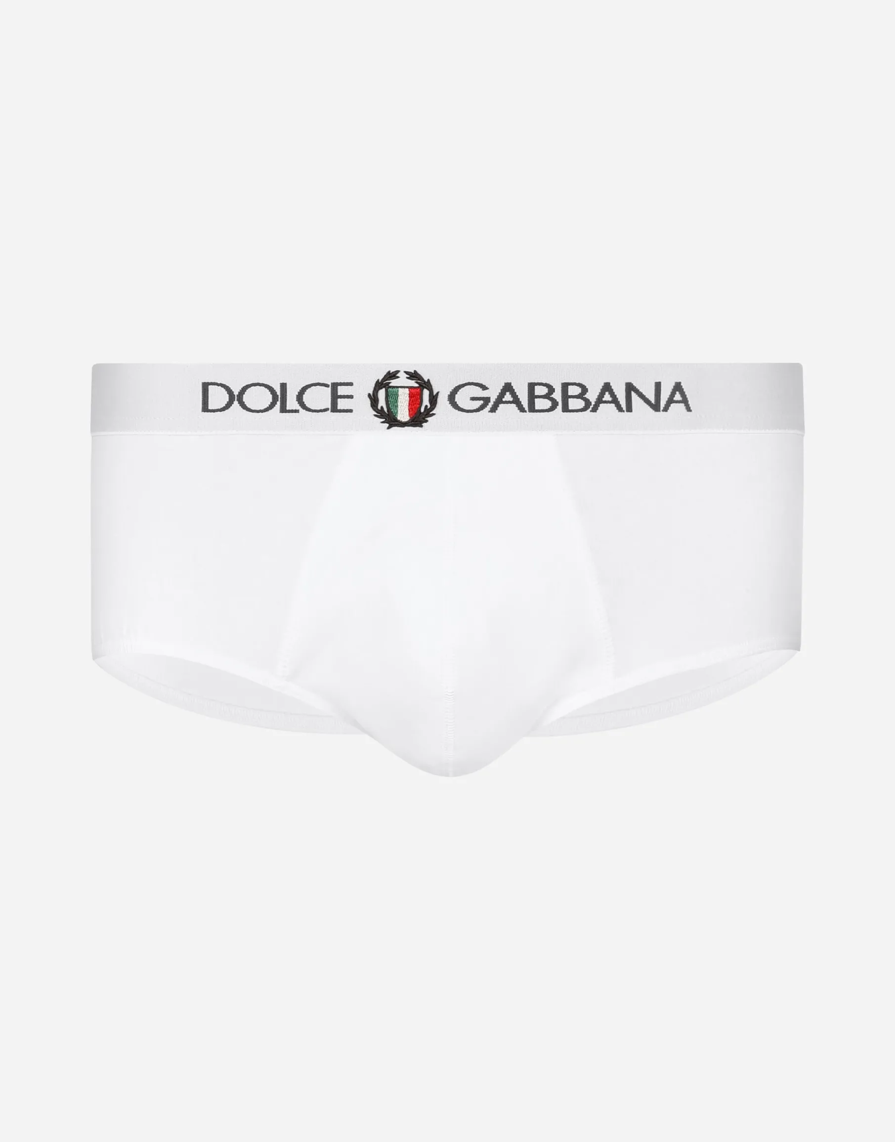 Two-way-stretch jersey Brando briefs with crest