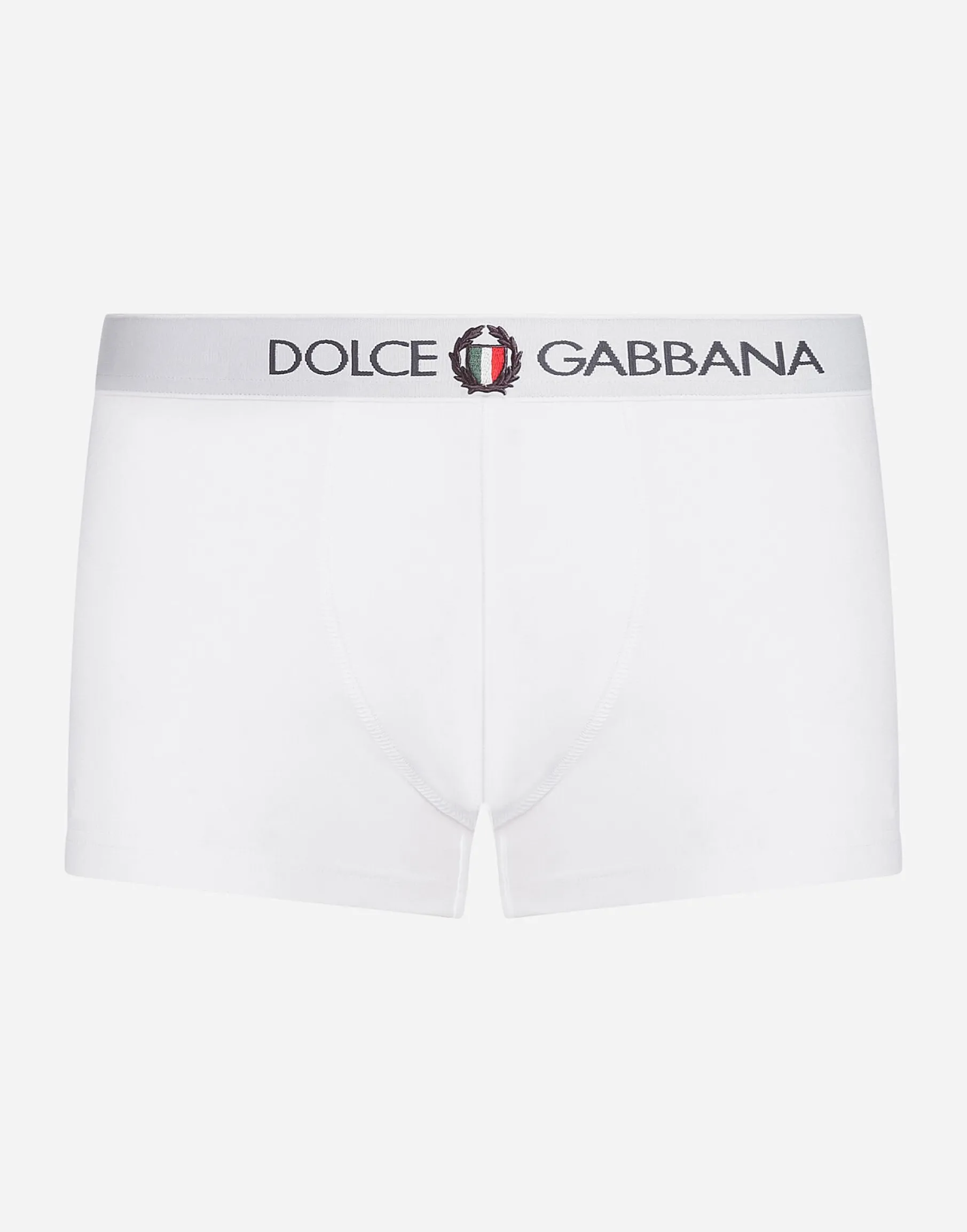 Two-way-stretch jersey regular-fit boxers with emblem