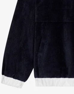 Velvet hoodie with DG laurel logo