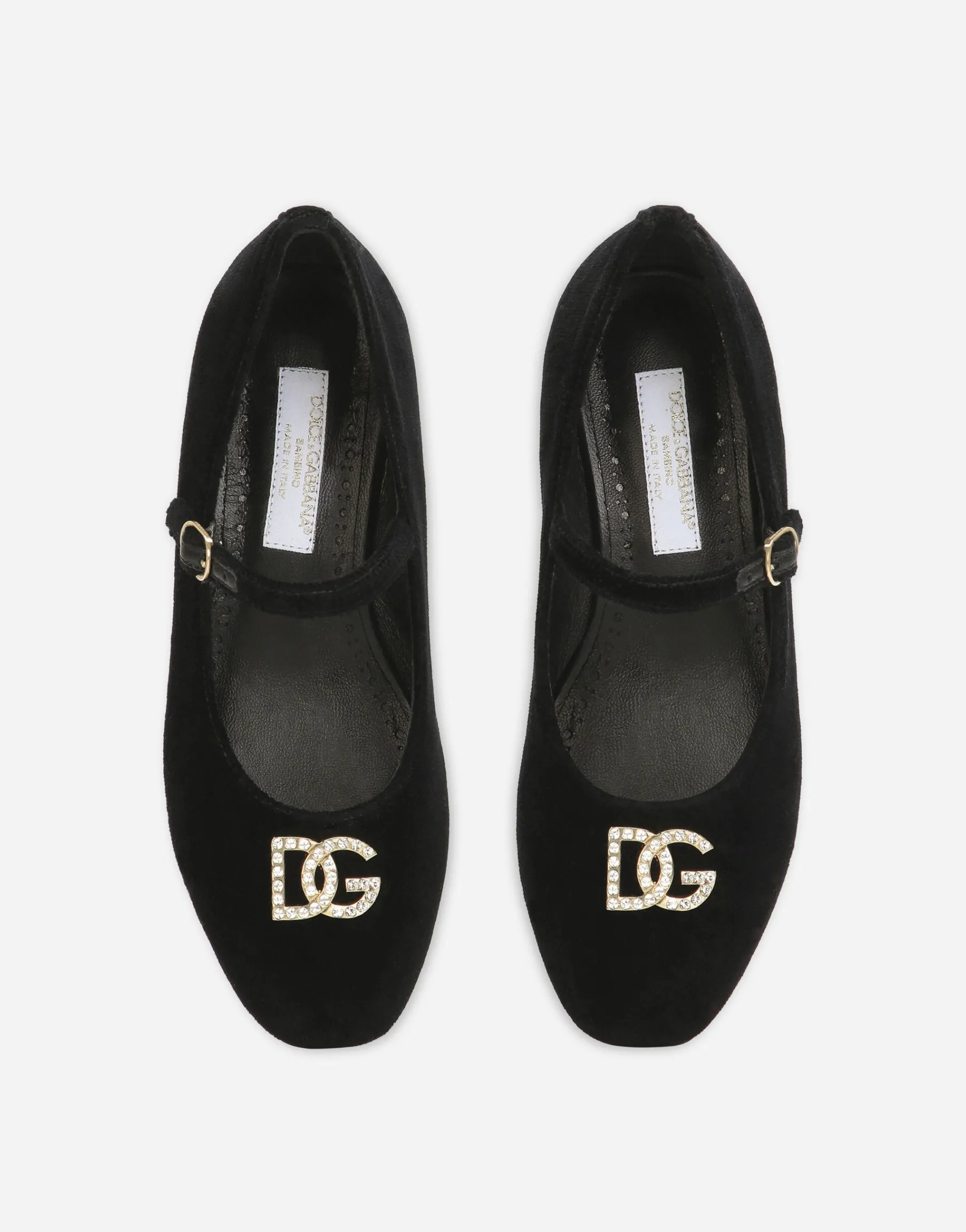 Velvet Mary Janes