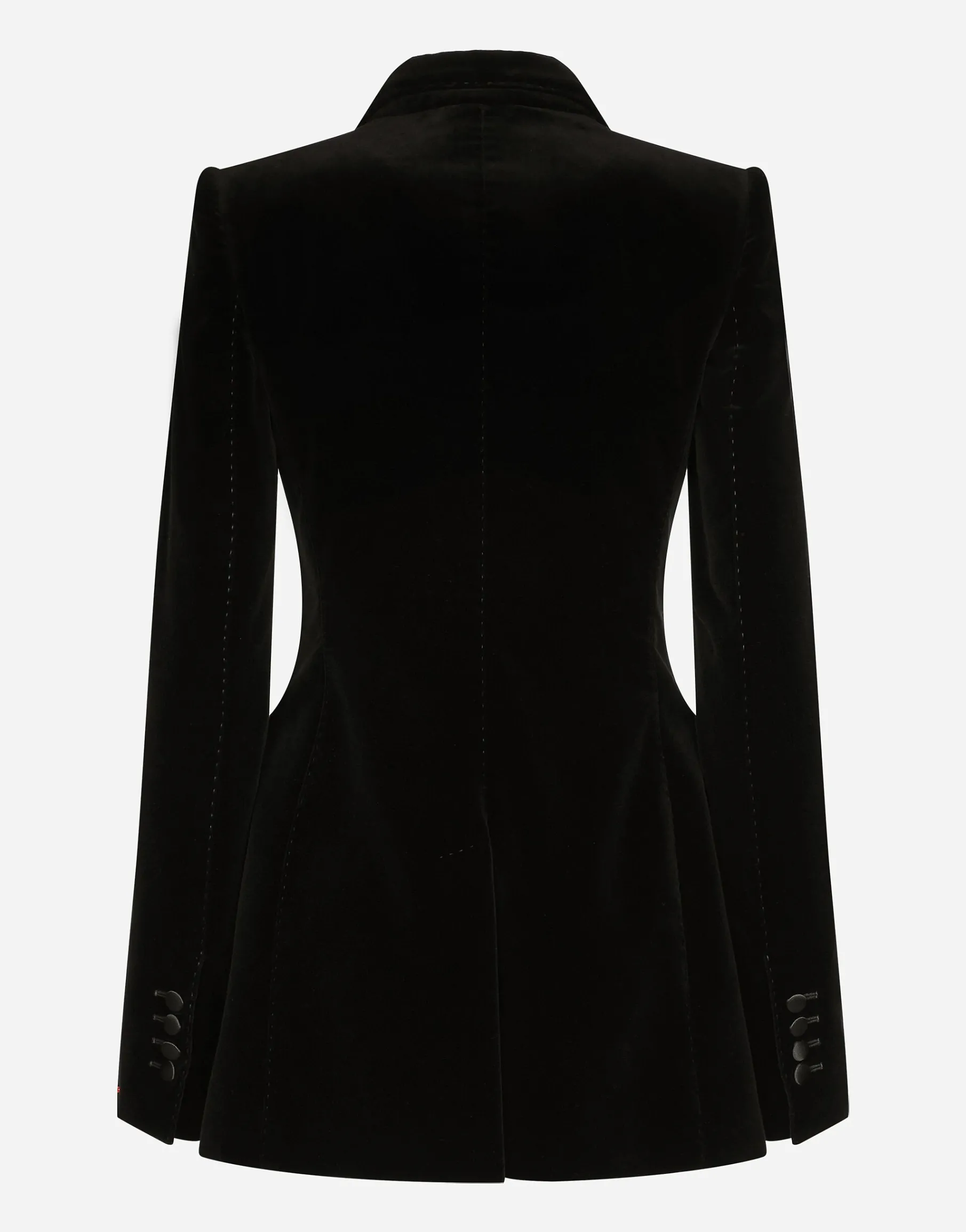 Velvet single-breasted Turlington tuxedo jacket