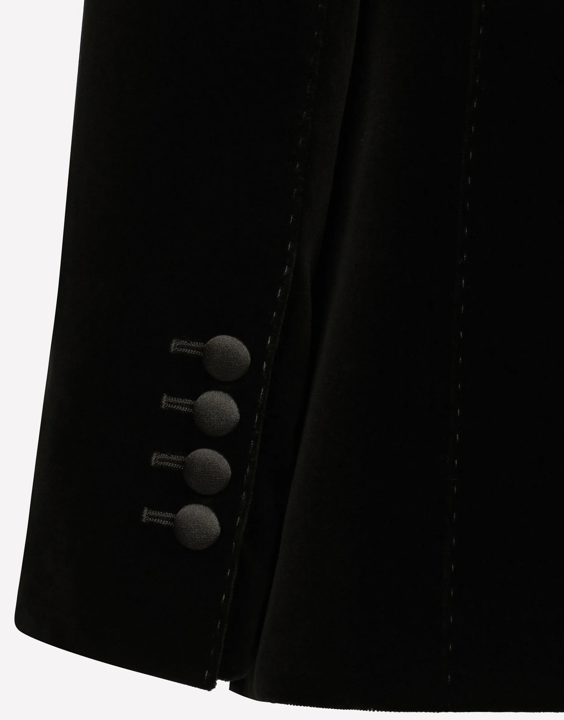Velvet single-breasted Turlington tuxedo jacket