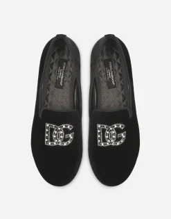 Velvet slippers