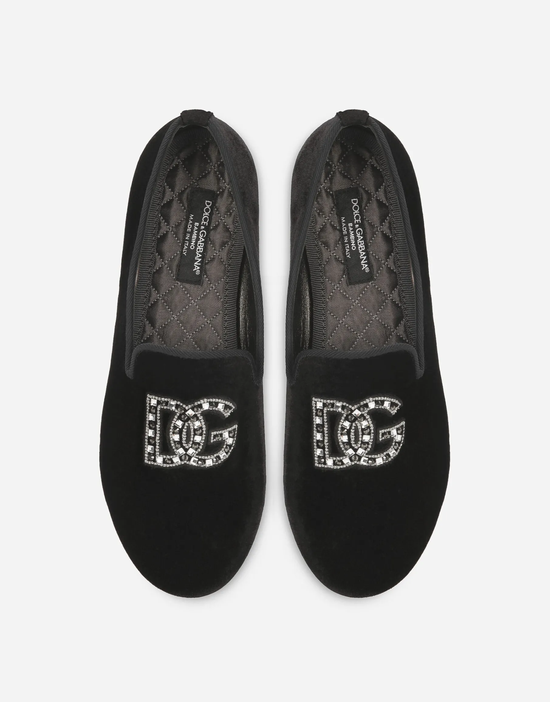 Velvet slippers