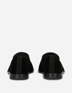Velvet slippers with DG logo