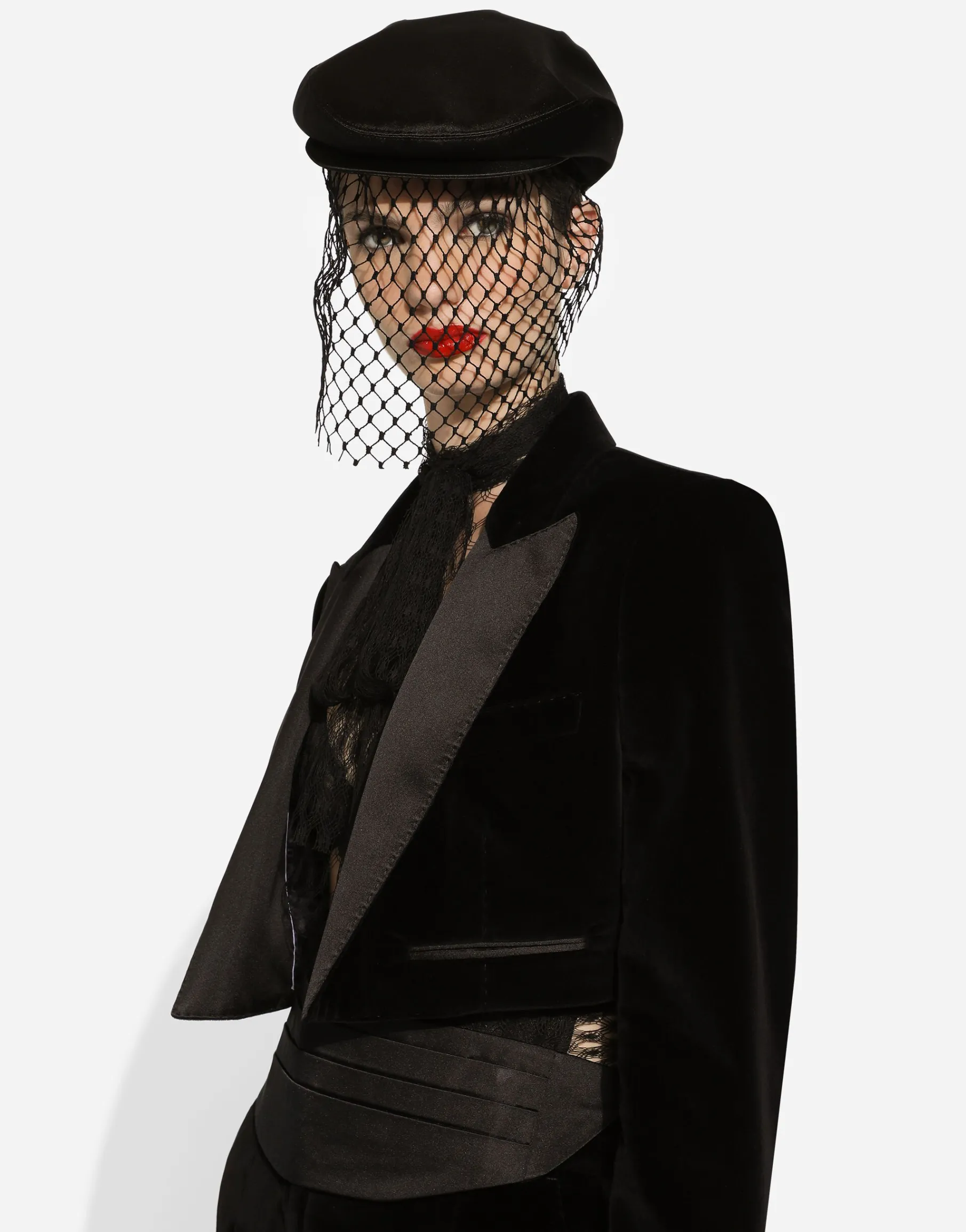 Velvet Spencer tuxedo jacket