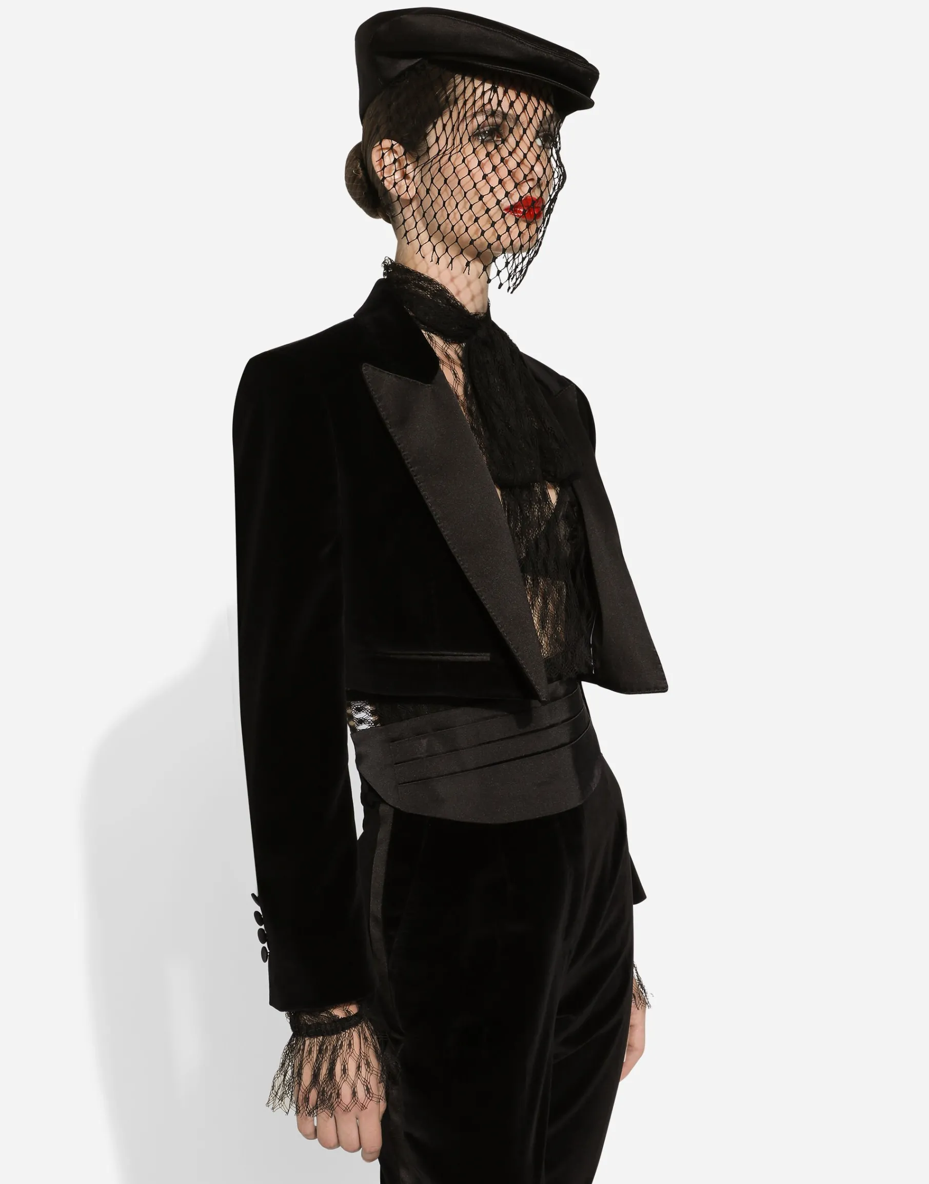 Velvet Spencer tuxedo jacket