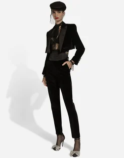 Velvet Spencer tuxedo jacket