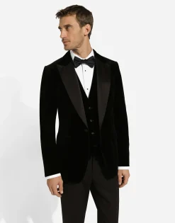 Velvet tuxedo jacket