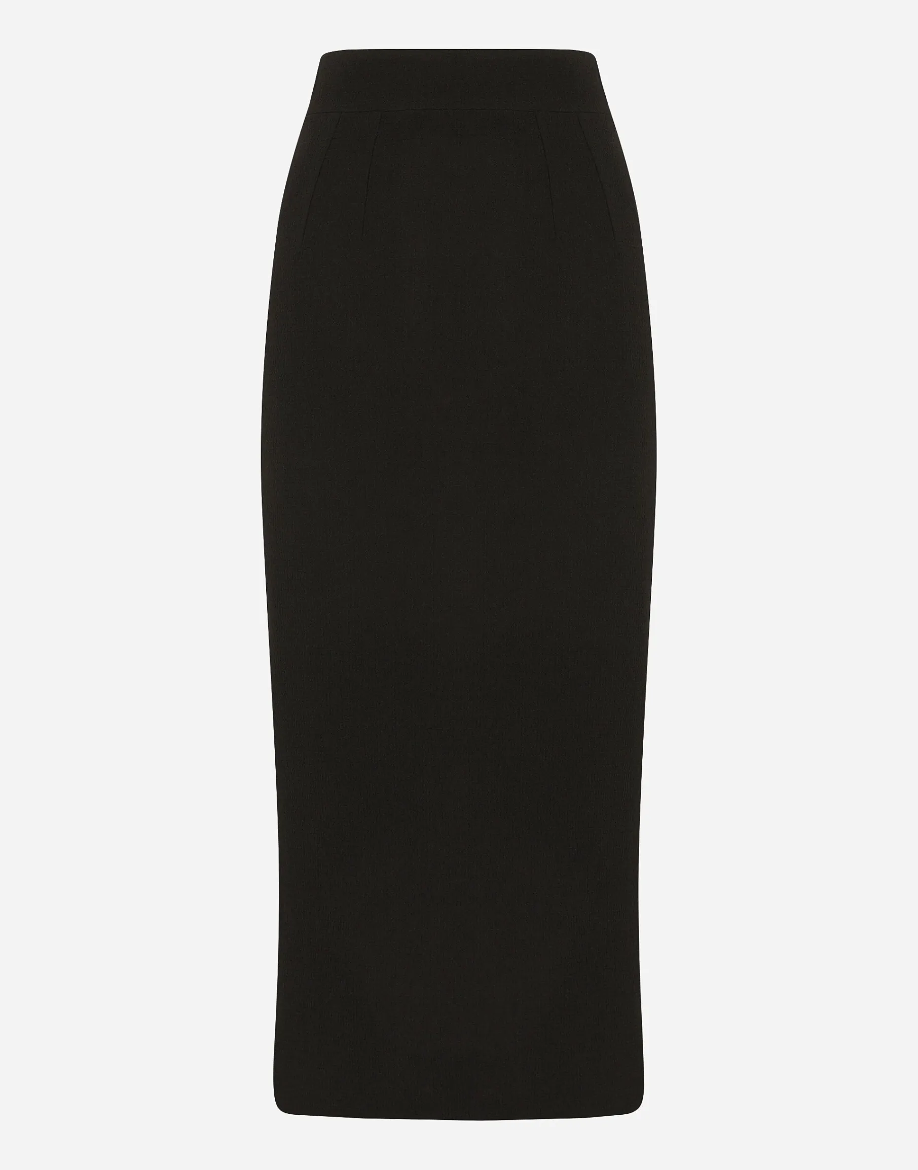 Virgin wool pencil skirt