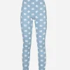 Viscose leggings with jacquard DG logo