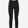 Viscose pants with strap detail