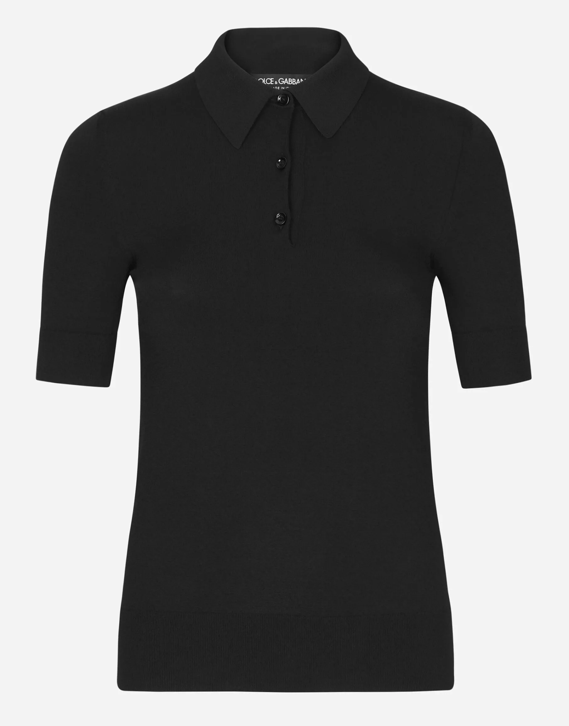 Viscose polo-shirt