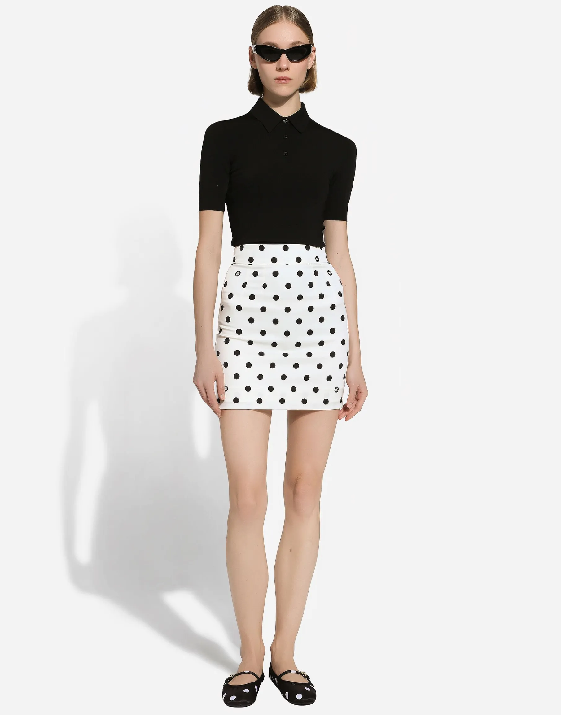 Viscose polo-shirt