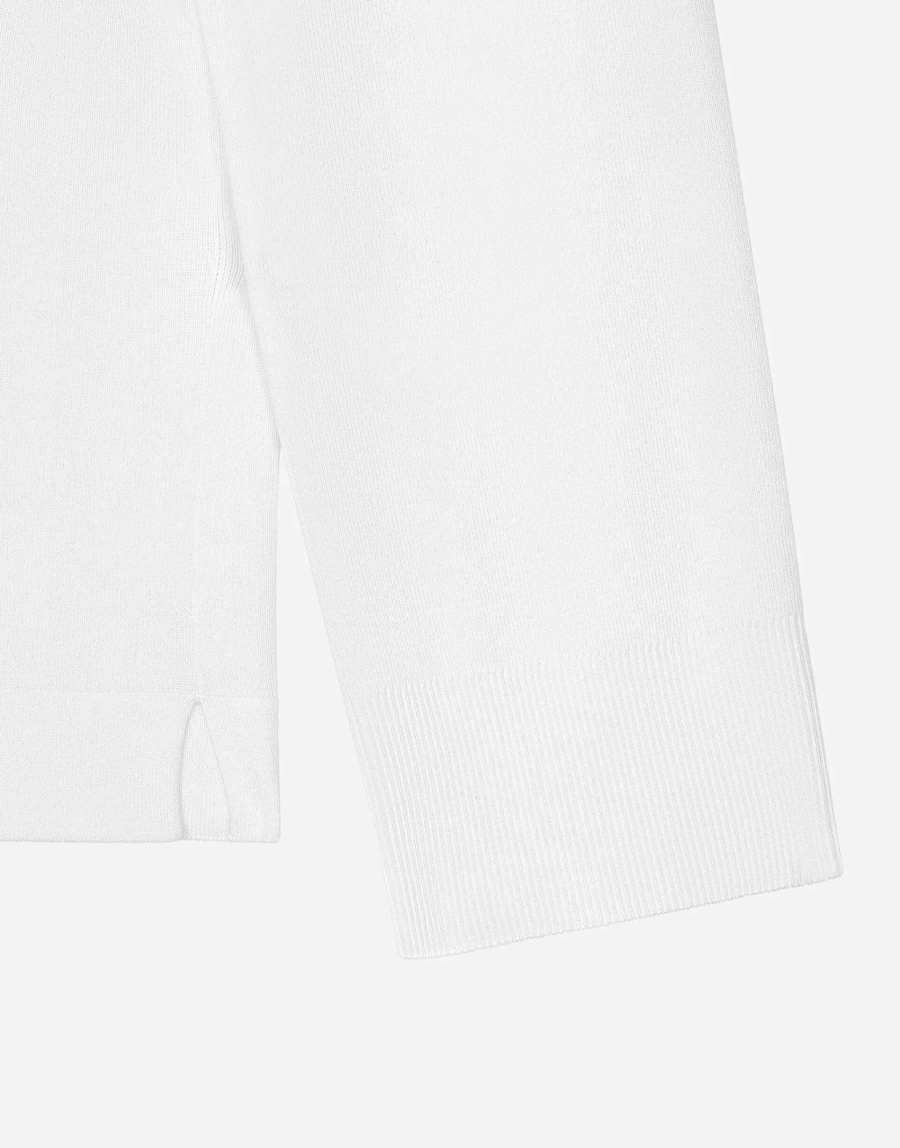Viscose sweater with sailor collar