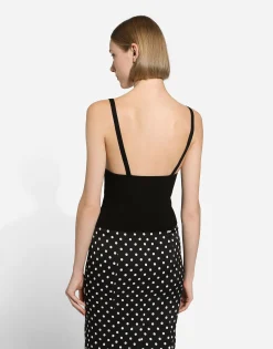 Viscose-knit vest top